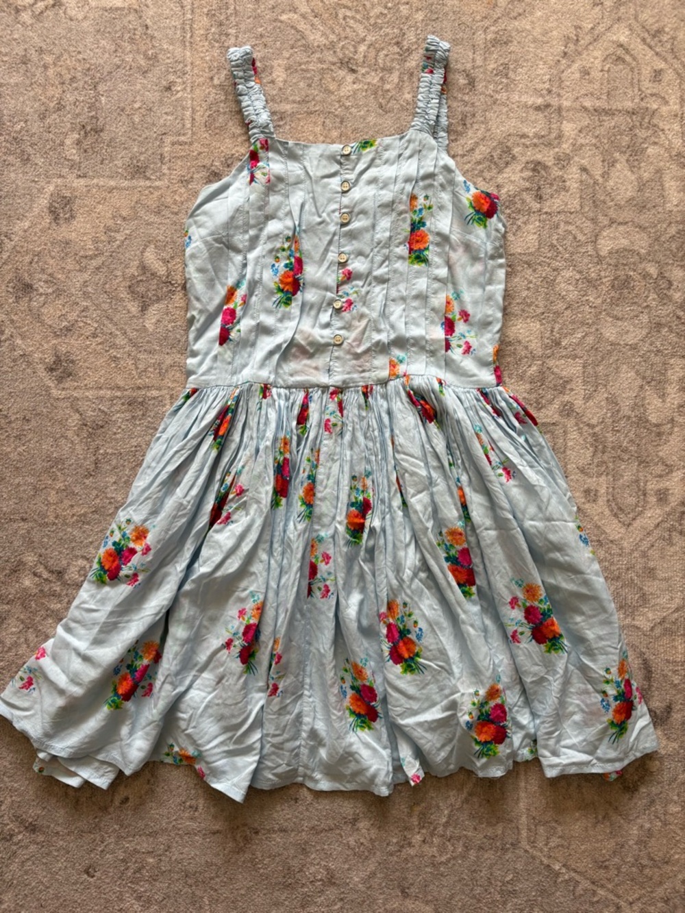 Morley size 12 Light Blue Floral Sundress